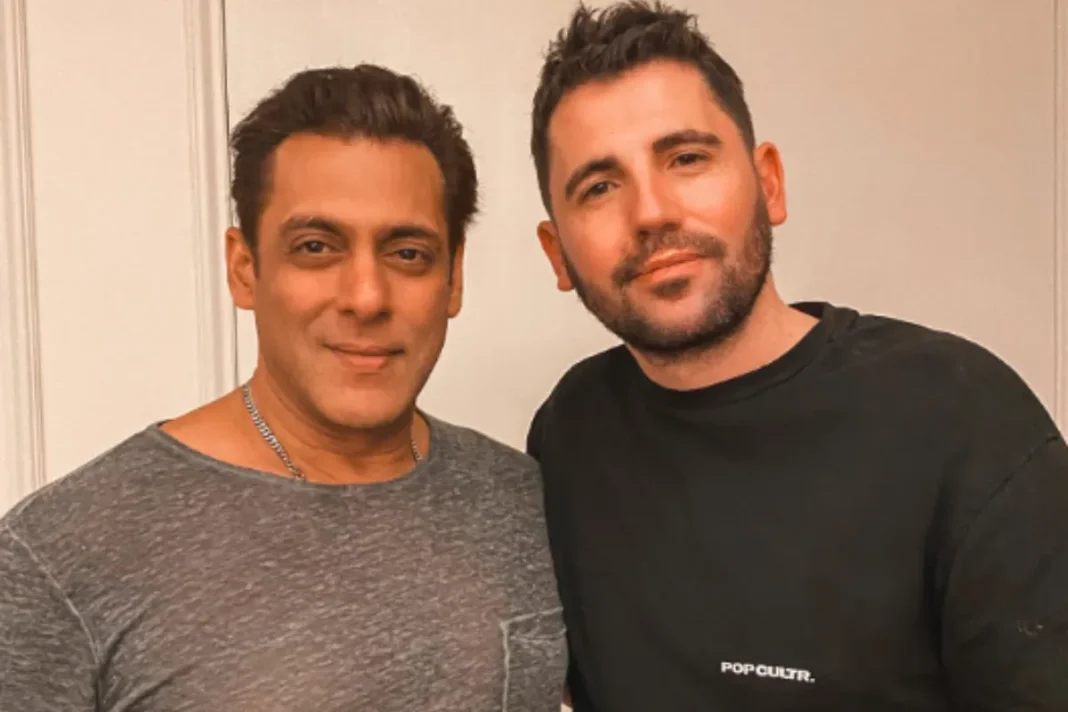 Salman khan with Dimitri Vegas