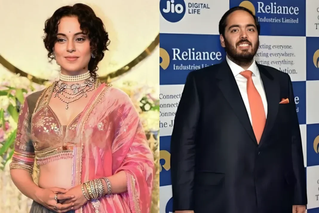 Kangana Ranaut Lauds Anant Ambani