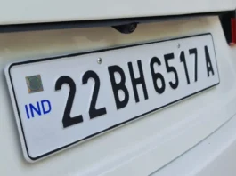 BH Number Series Vehicle