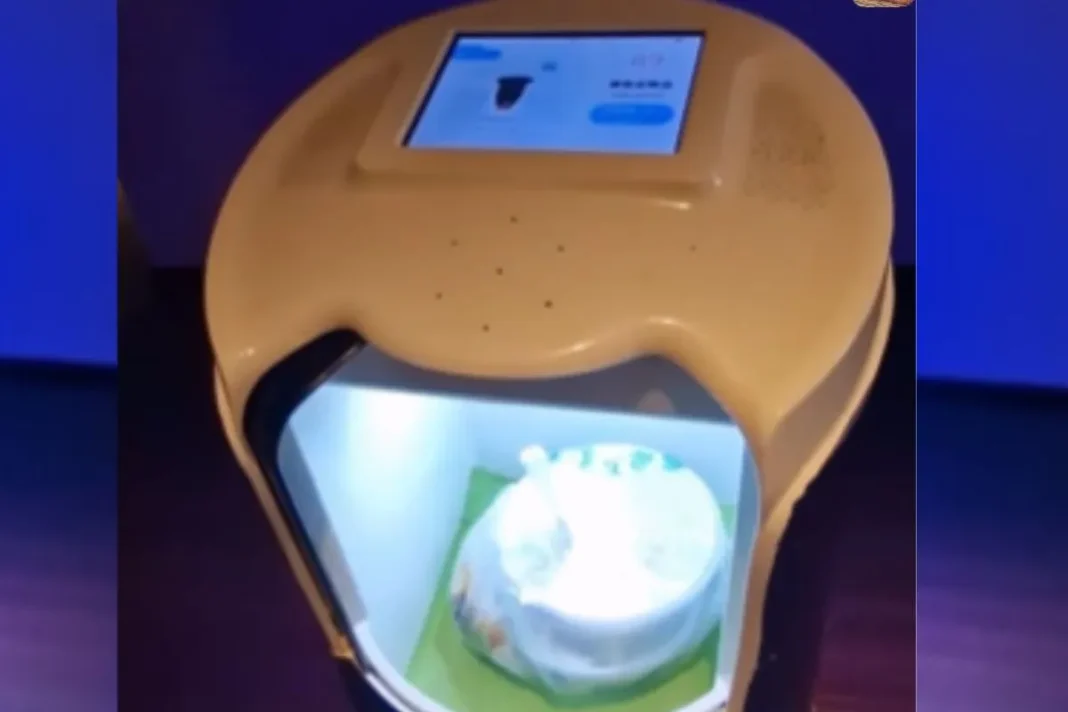 Chinese Food delivery robot