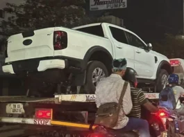 Ford Ranger spied in India along with Endeavour, Details