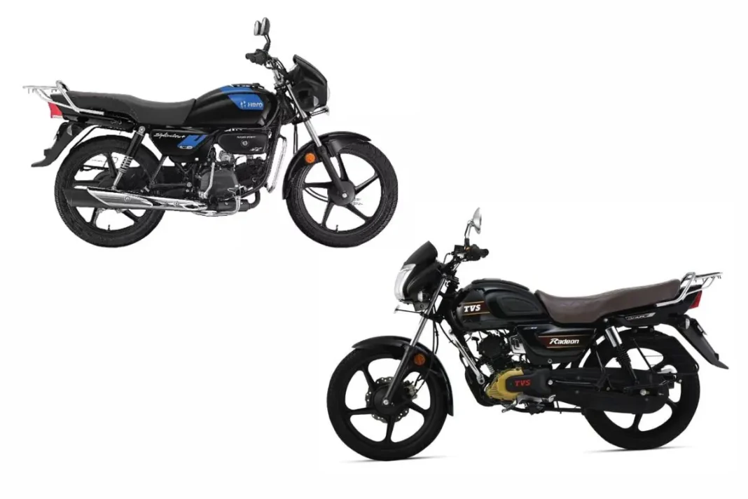 Hero Splendor Plus Xtec Vs TVS Radeon