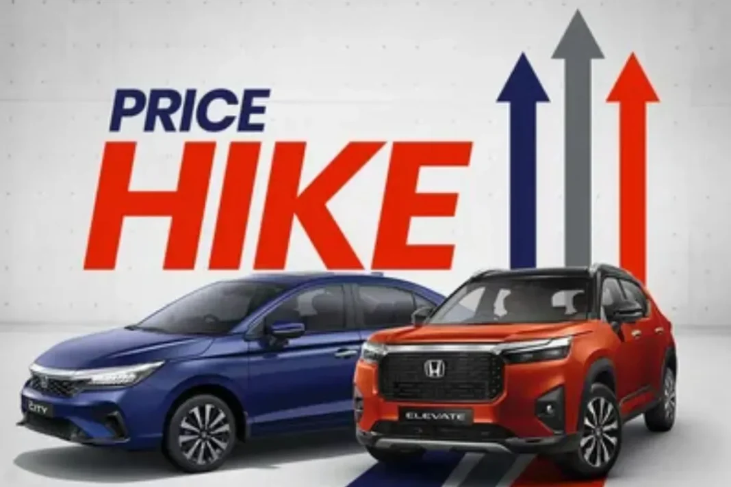 Honda Cars India Price Hike