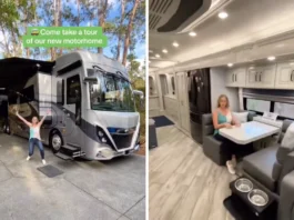 Woman's Motorhome is no less than a 5-Star Hotel, Check Out