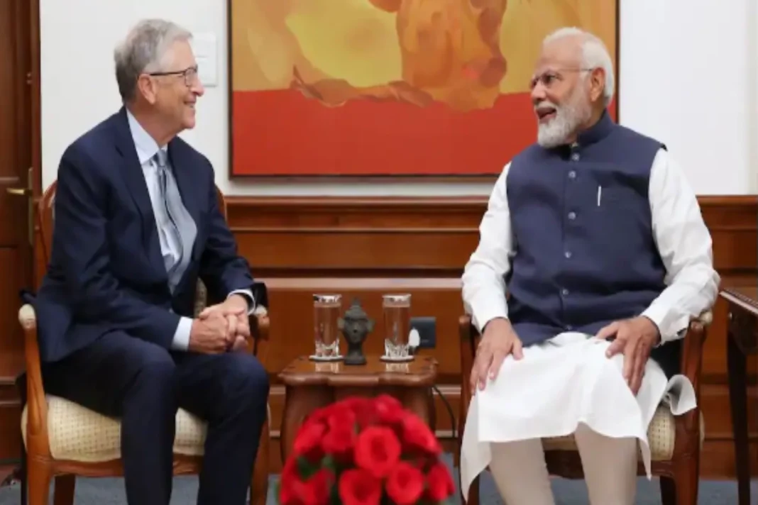 PM Modi Meets Bill Gates