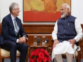 PM Modi Meets Bill Gates