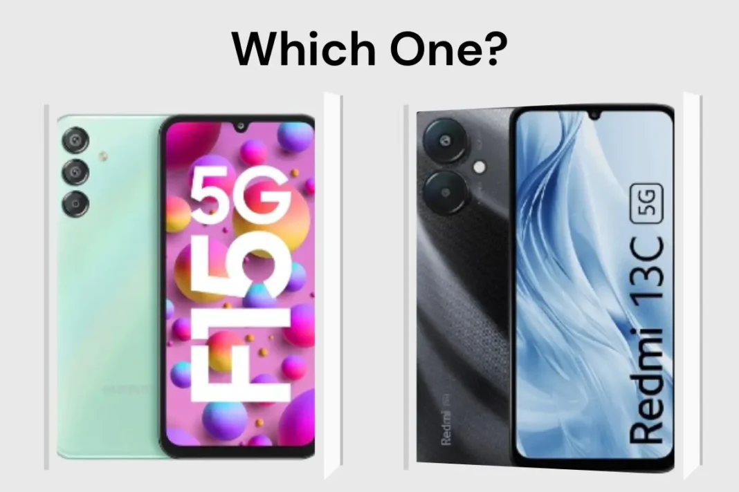 Samsung Galaxy F15 5G vs Redmi 13C