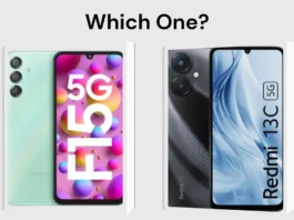 Samsung Galaxy F15 5G vs Redmi 13C