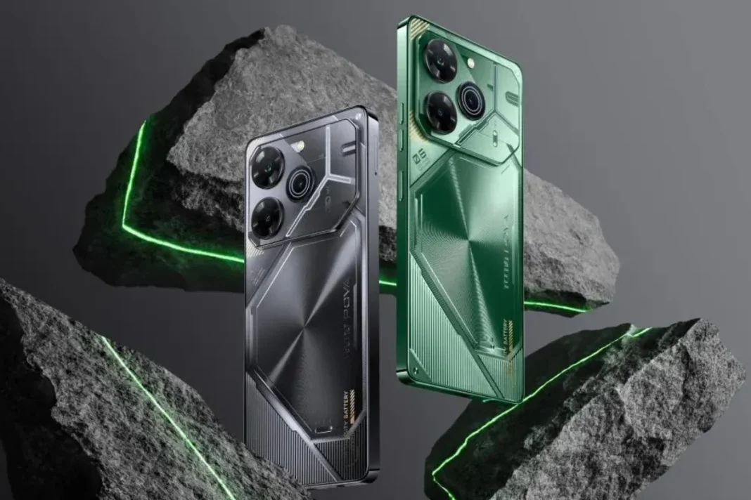 Tecno Pova 6 Pro 5G launched in India with a massive 6000mAh battery and a 108MP primary camera, Details