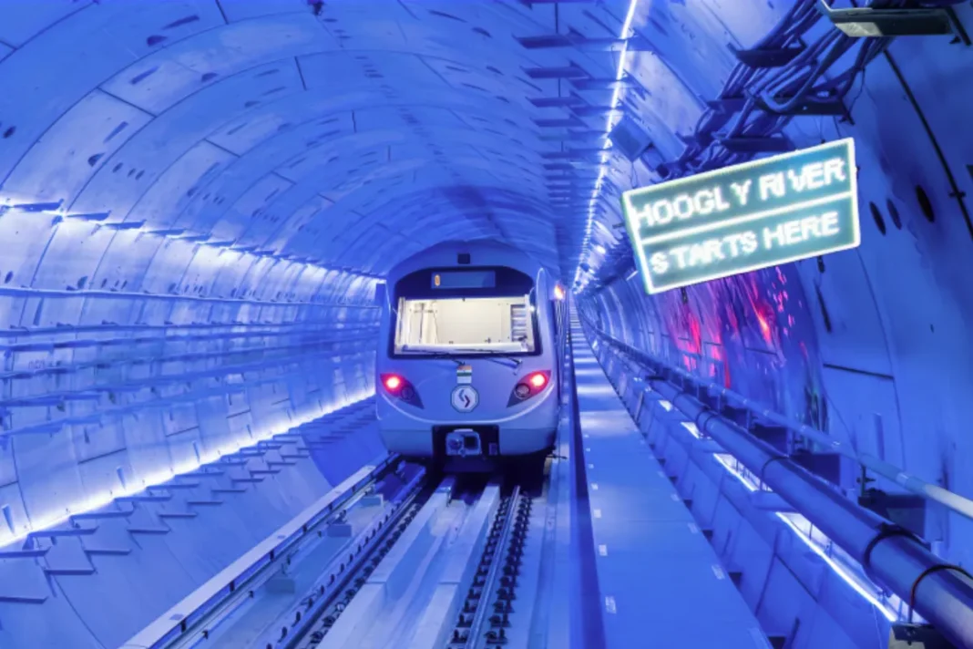 Kolkata underwater metro
