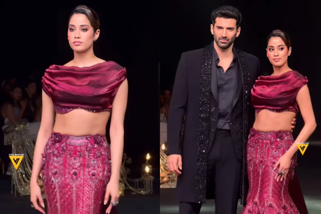 Janhvi Kapoor with Aditya Roy