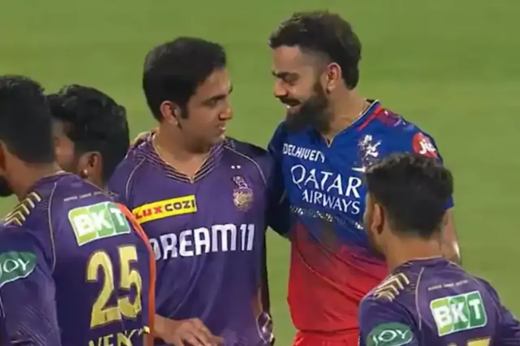 Virat Kohli and Gautam Gambhir