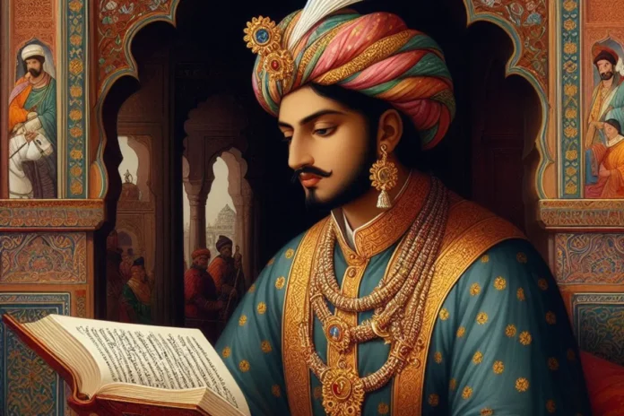 AI generated image of Mughal Emperor Humayun