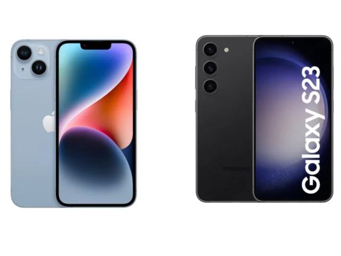 Samsung Galaxy S23 vs Apple iPhone 14 Samsung Galaxy S23 vs Apple iPhone 14