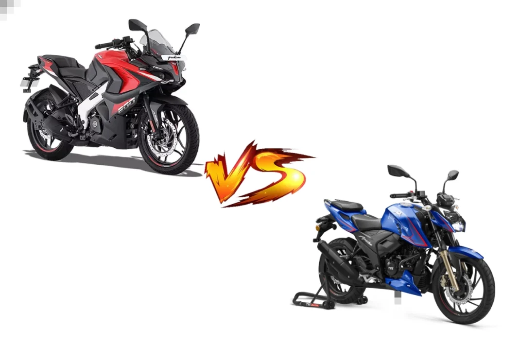 Bajaj Pulsar RS 200 VS TVS Apache RTR 200 4V: Two of the best 200cc bikes in the market compared head to head, Check Out