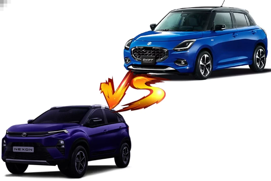 Maruti Suzuki Swift VS Tata Nexon: Two of the best-selling cars compared head to head, Check
