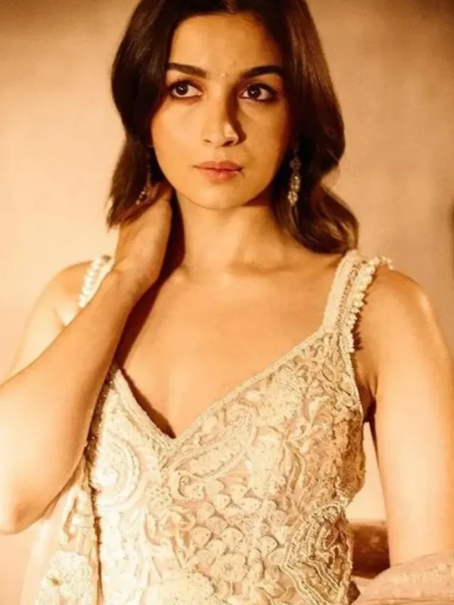 Alia Bhatt Looks Gorgeous in Pearl Sharara Set