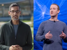 Sundai Pichai, Mark Zuckerberg