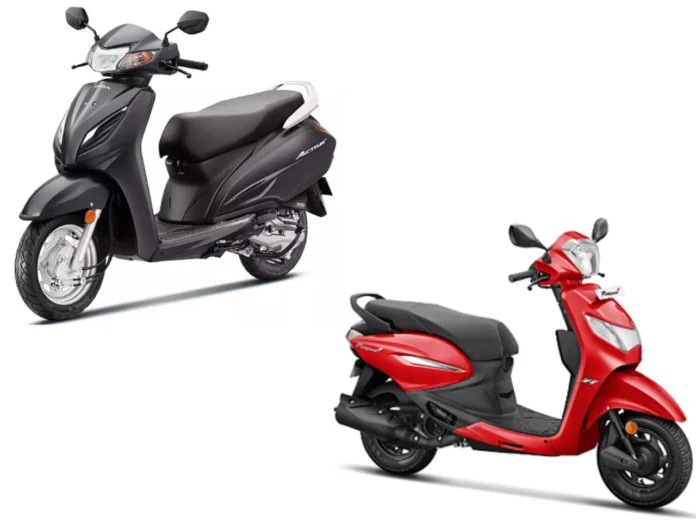 Honda Activa 6G vs Hero Pleasure Plus Xtec Honda Activa 6G vs Hero Pleasure Plus Xtec