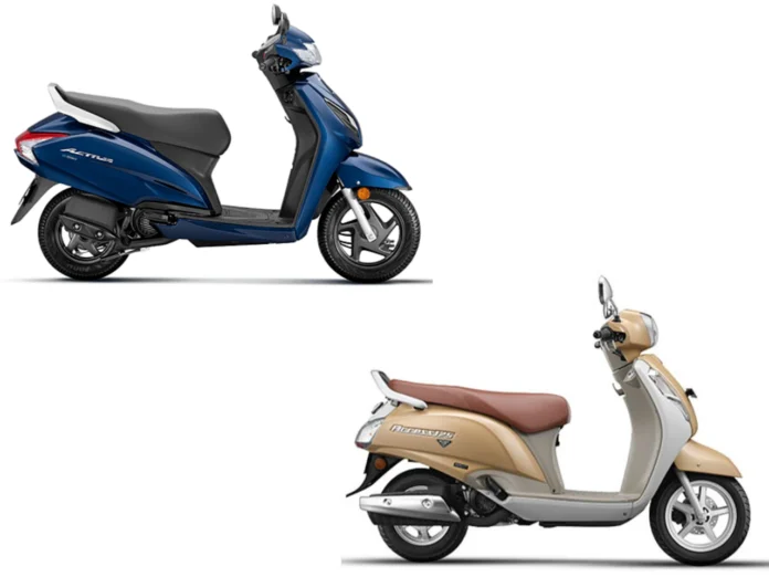 Honda Activa 6G vs Suzuki Access 125 Honda Activa 6G vs Suzuki Access 125