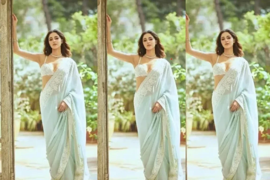 Ananya Panday Saree Look 