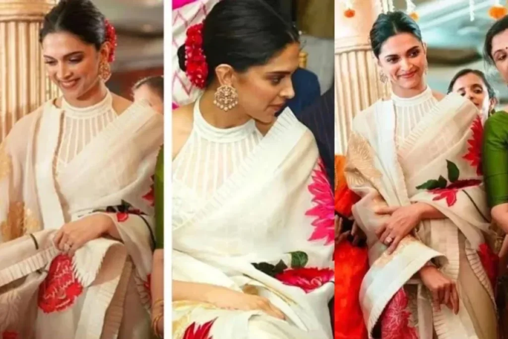 Deepika Padukone Saree Look 