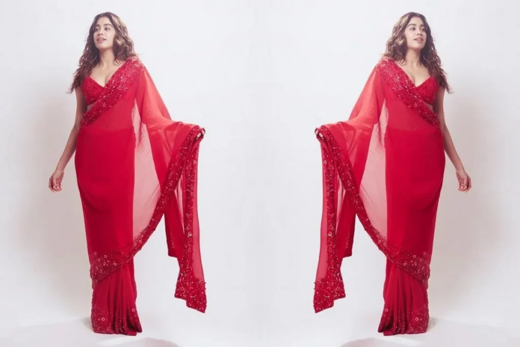 Janhvi Kapoor Saree Look 