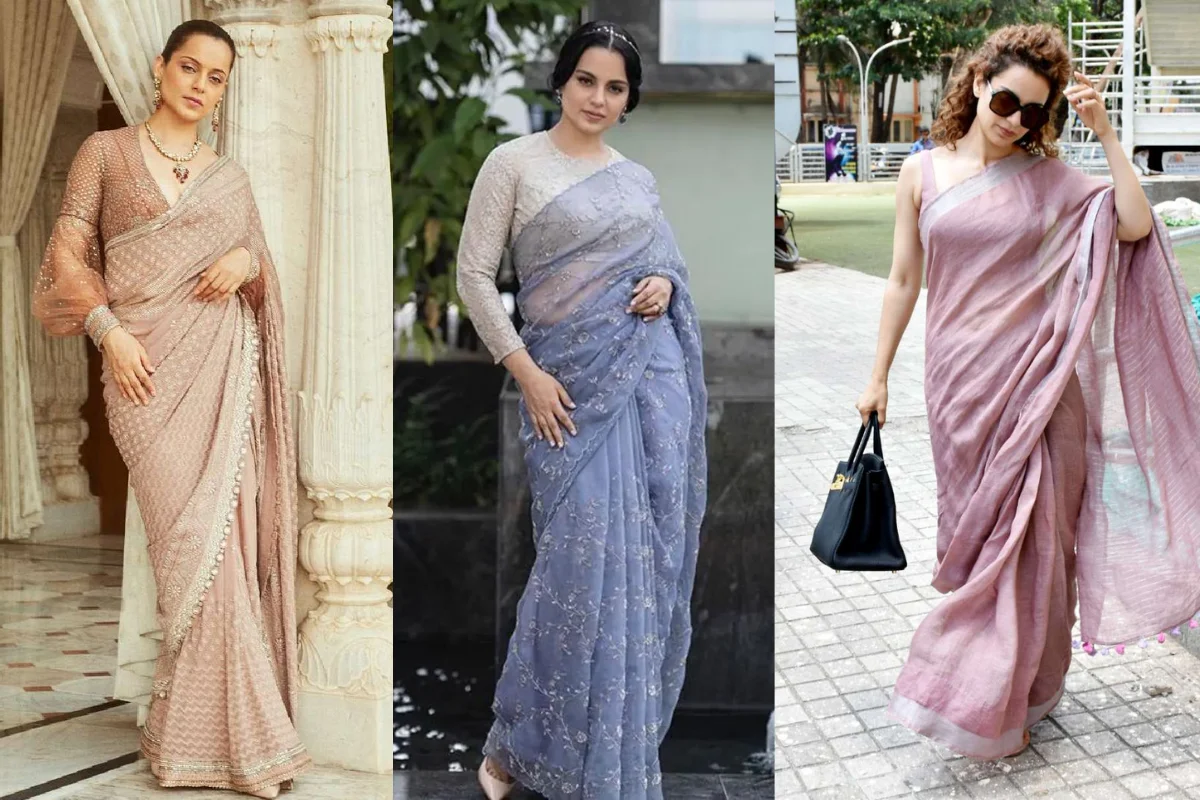 Kangana Ranaut Saree Look