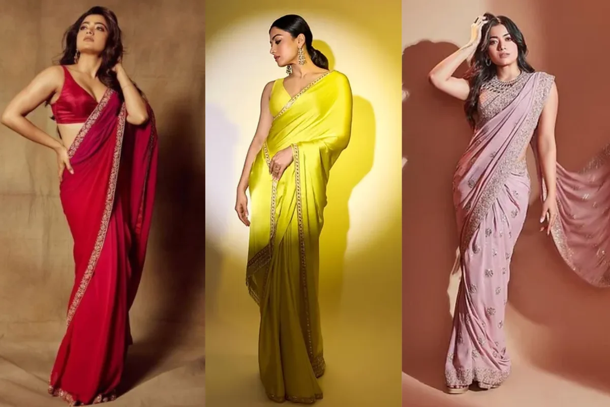 Rashmika Mandanna Saree Look