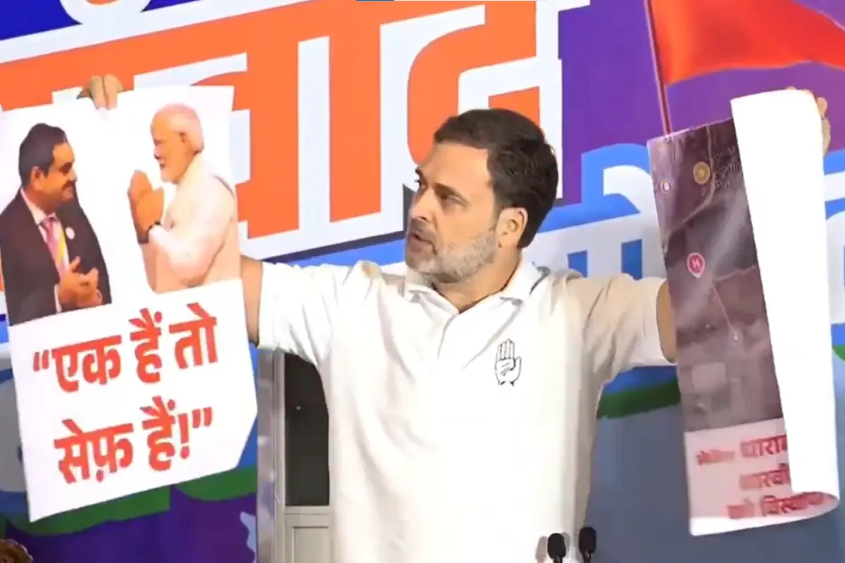 Rahul Gandhi Viral Video: ‘Ek Kaun Hai, Safe Kaun Hai,’ Rahul Gandhi Takes Potshot at PM Modi Ahead of Maharashtra Elections 2024
