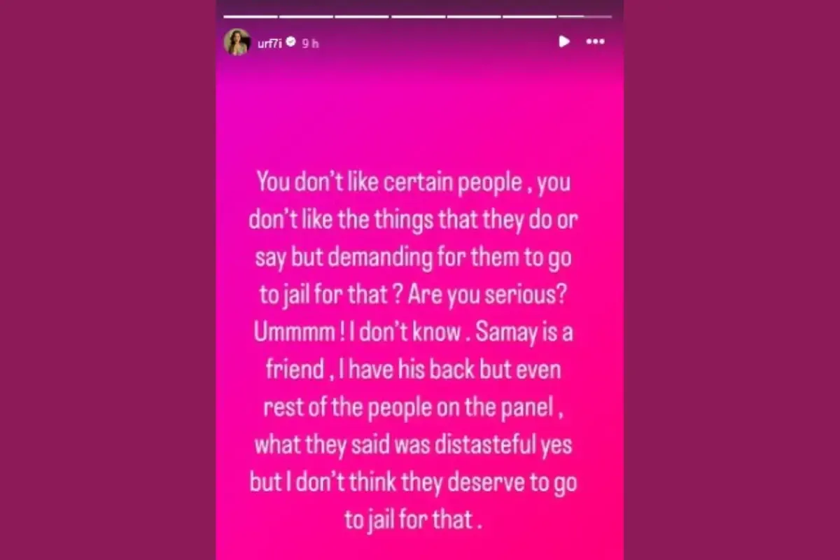 Uorfi Javed on Ranveer Allahbadia