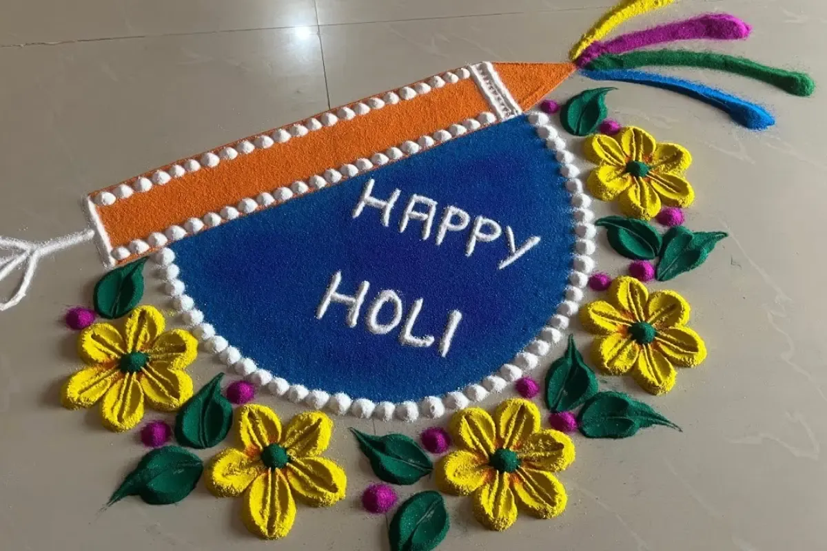 Holi Rangoli 
