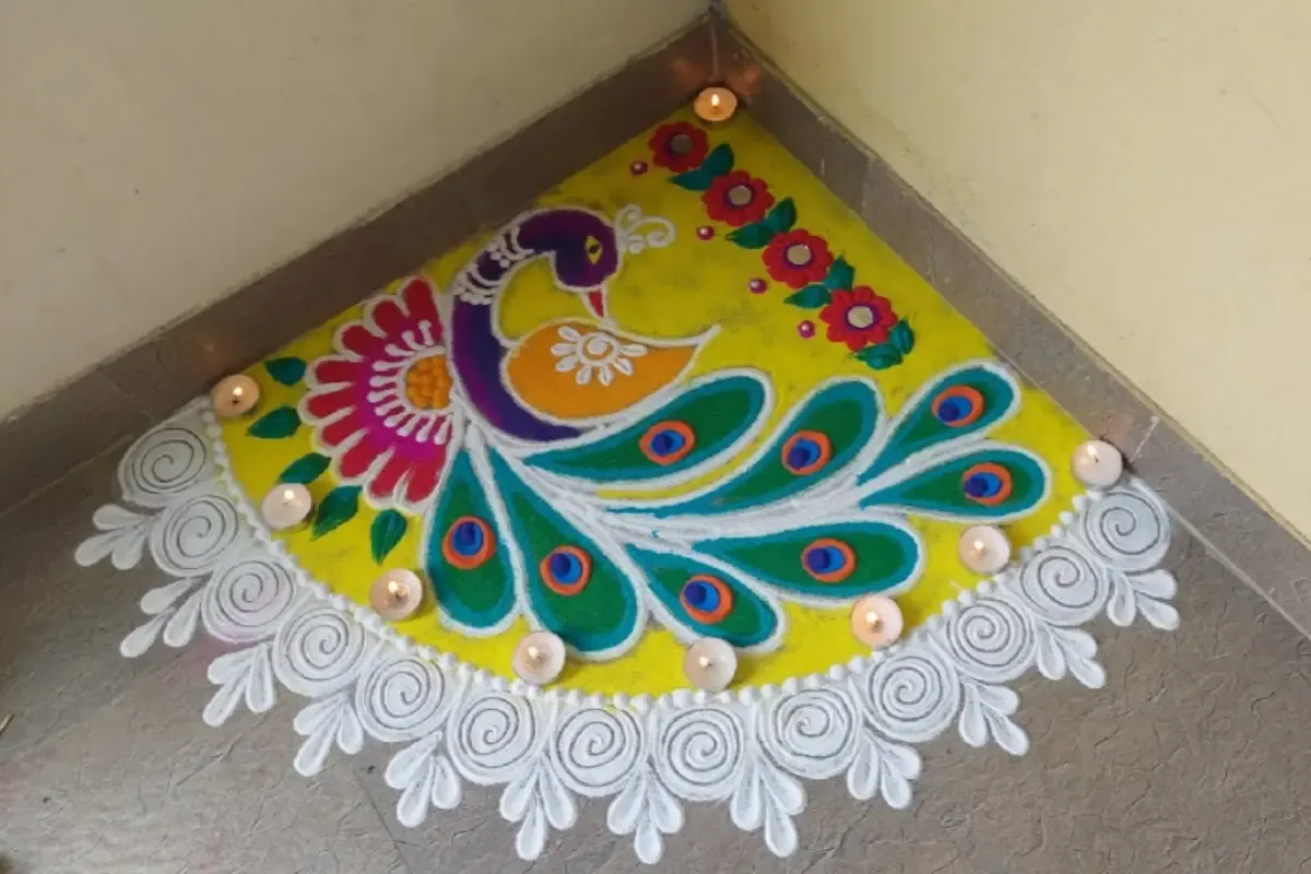 Holi Rangoli 