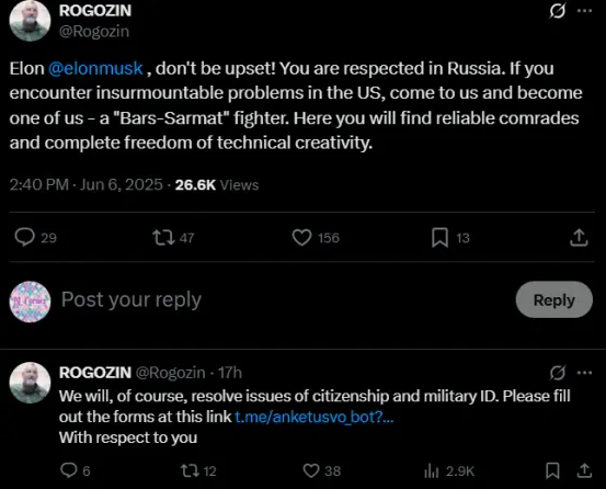 russia mock musk