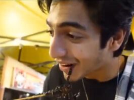 Ahaan Panday eats fried scorpion in viral video