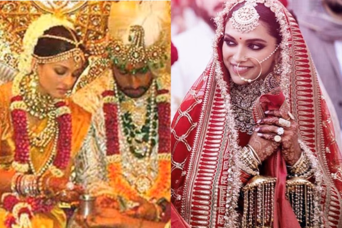 Aishwarya Rai In Kanjeevaram Saree, Deepika Padukone In Sabyasachi Lehenga Most Expensive Bollywood Wedding Dresses, Check Price