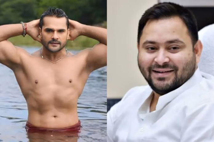Bihar News Is Khesari Lal Yadav Entering Politics Bhojpuri Star Meets Tejashwi Yadav, Says 'Galat Ke Khilaf Awaaz…