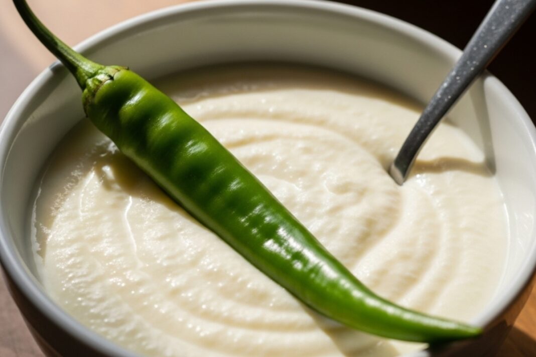 Viral Video shows how to make curd from green chilli