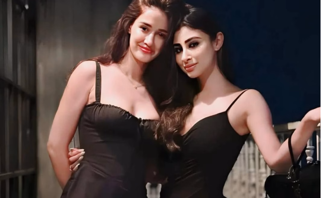Mouni Roy and Disha Patani Twin In Black