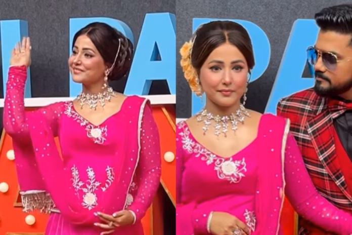 Pati Patni Aur Panga Star Hina Khan dons Om shanti Om Look