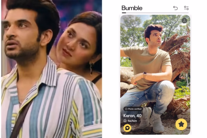 Tejasswi Prakash’s BF Karan Kundrra SECRETLY On Dating App Laughter Chefs 2 Star On Viral Bumble Profile ‘Don’t Know Where Kalyan Is’ Tejasswi Prakash’s BF Karan Kundrra SECRETLY On Dating App Laughter Chefs 2 Star On Viral Bumble Profile ‘Don’t Know Where Kalyan Is’