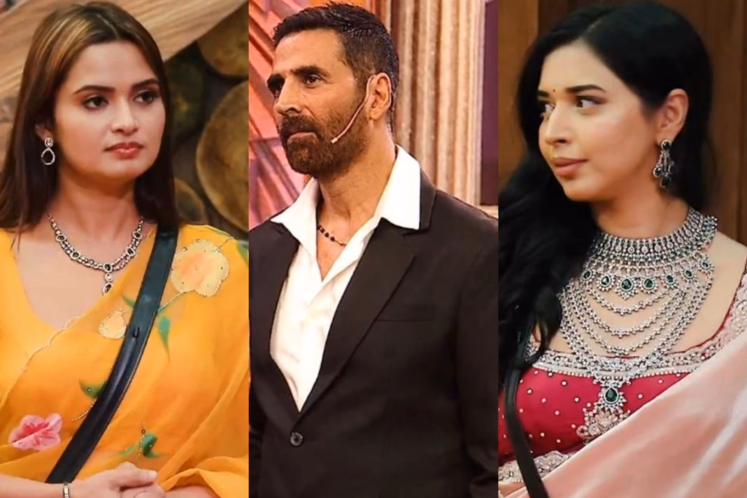 Bigg Boss 19 - Akshay Kumar asks Neelam giri if Tanya Mittal can backstab