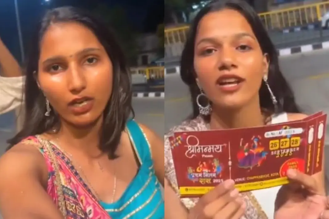 Kota Viral Video muslim Girls Denied Entry At Garba Event In Rajasthan