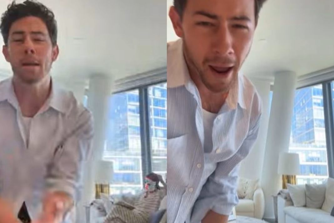 Priyanka Chopra Looks Disturbed As Nick Jonas Creates Chaos In The Room