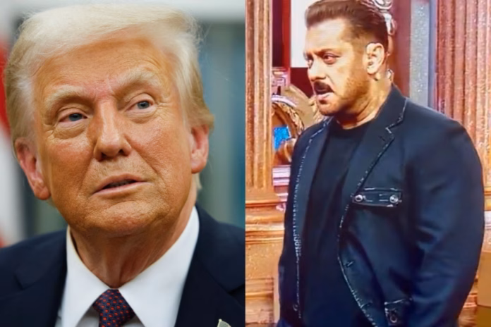 Salman Khan Mocks Donald Trump in Bigg Boss 19