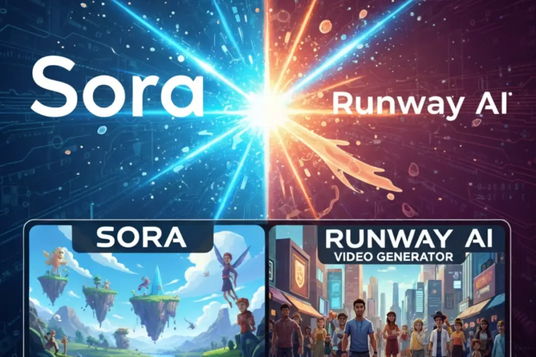 Sora Vs Runway AI Video Generator