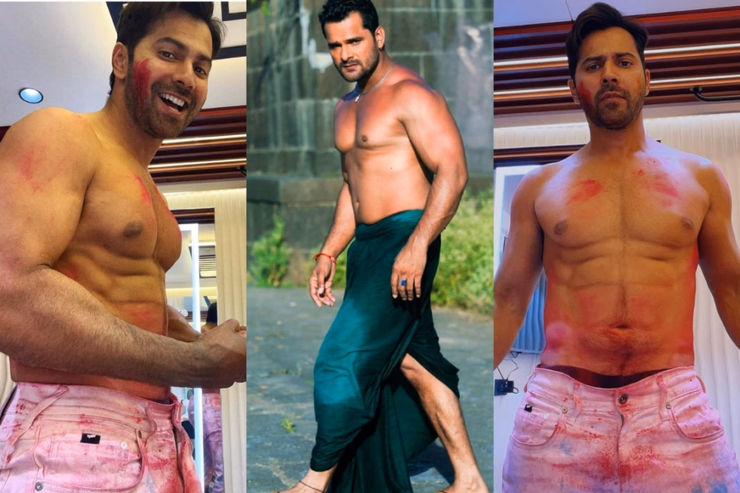 Sunny Sanskari Ki Tulsi kumari Panwadi BTS, Varun Dhawan and Khesari Lal Yadav