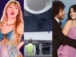 Taylor Swift at Selena Gomez and Benny Blance's wedding leaked viral pic