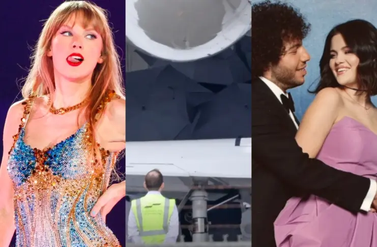 Taylor Swift at Selena Gomez and Benny Blance's wedding leaked viral pic