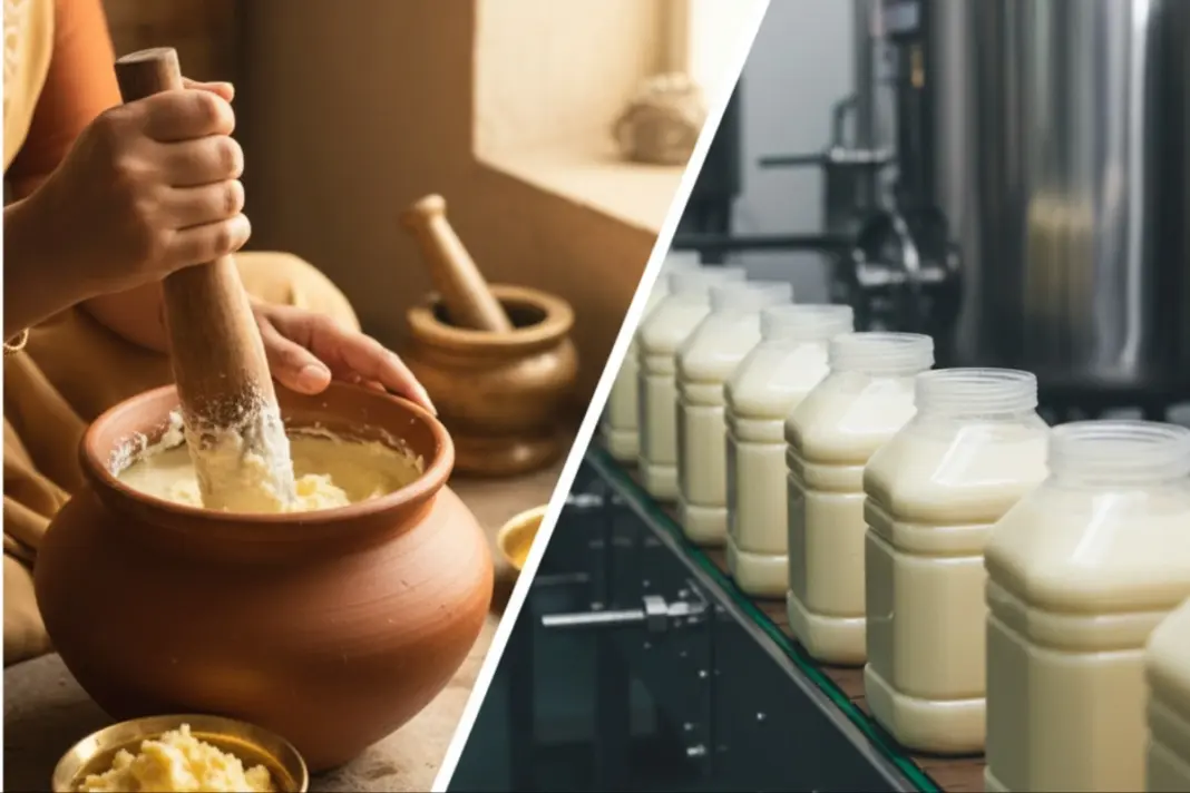 Traditional Bilona GheerVs Factory Ghee